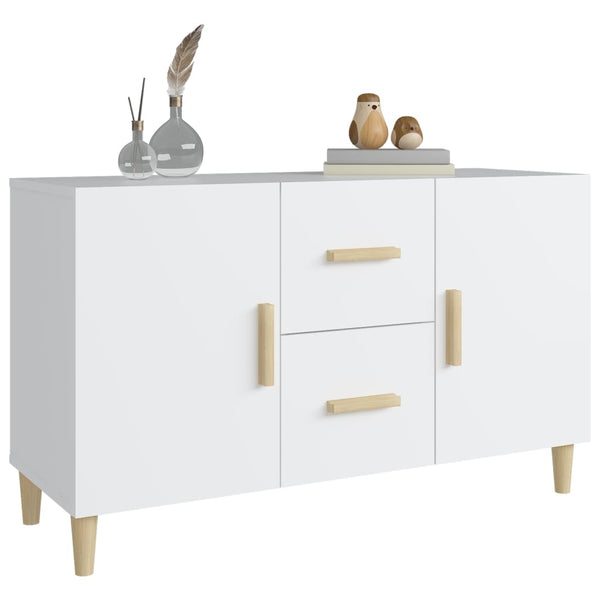 Weißes Sideboard 100 cm Holzwerkstoff