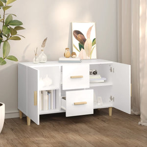 Weißes Sideboard 100 cm Holzwerkstoff