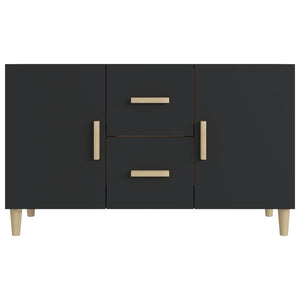 Schwarzes Sideboard 100 cm Holzwerkstoff