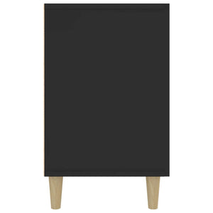 Schwarzes Sideboard 100 cm Holzwerkstoff