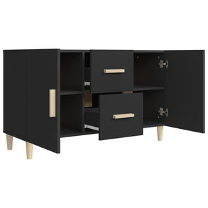 Schwarzes Sideboard 100 cm Holzwerkstoff