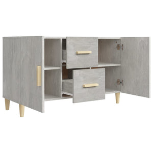 Betongraues Sideboard 100x36x60 cm