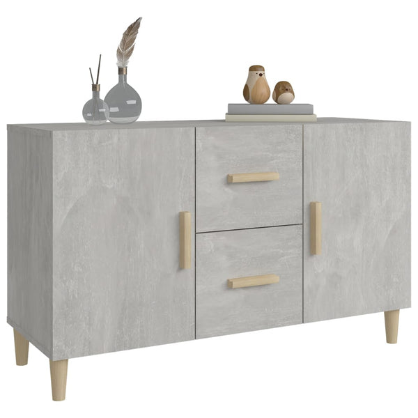 Betongraues Sideboard 100x36x60 cm