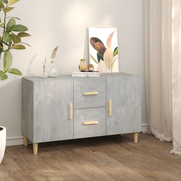 Betongraues Sideboard 100x36x60 cm