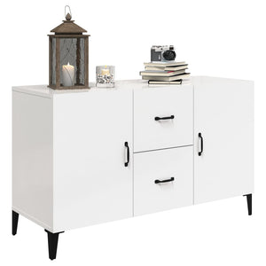 Sideboard Hochglanz Weiß 100 cm
