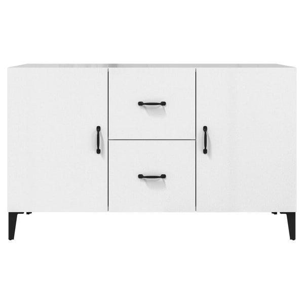 Sideboard Hochglanz Weiß 100 cm