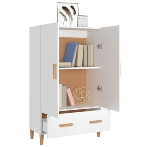 Highboard Weiß 70x31x115 cm