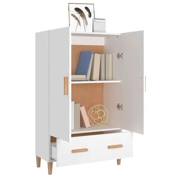 Highboard Weiß 70x31x115 cm