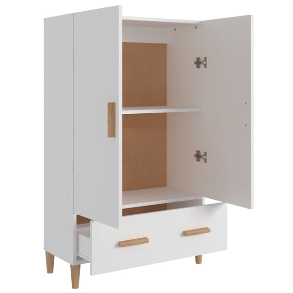 Highboard Weiß 70x31x115 cm