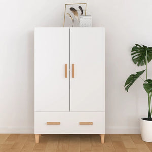 Highboard Weiß 70x31x115 cm