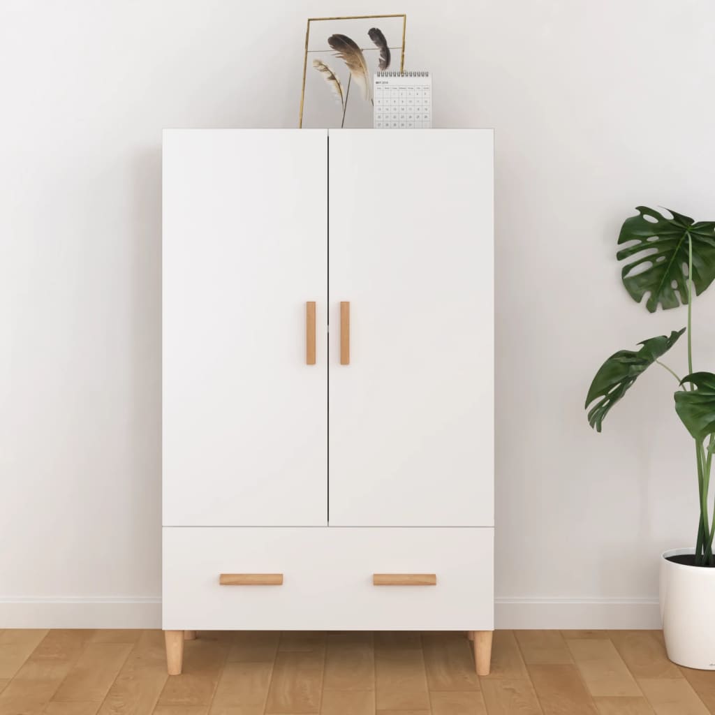 Highboard Weiß 70x31x115 cm
