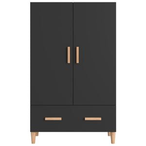 Highboard Schwarz 70x31x115 cm