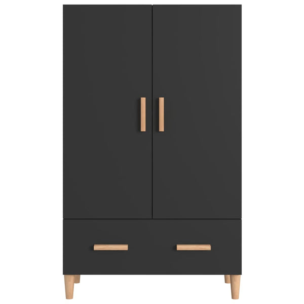 Highboard Schwarz 70x31x115 cm
