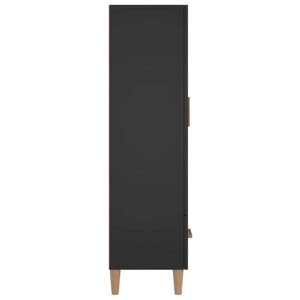 Highboard Schwarz 70x31x115 cm