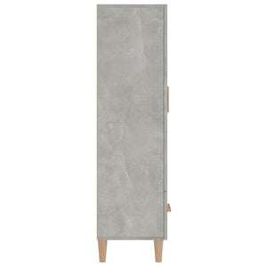 Highboard Betongrau 70x31x115 cm