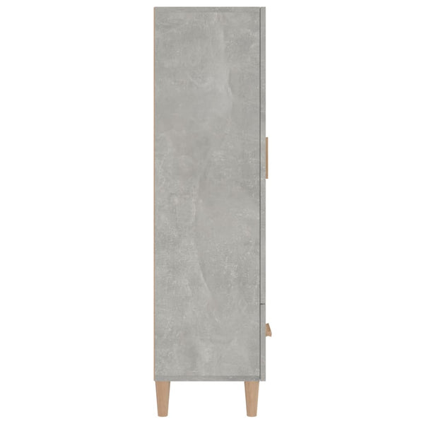 Highboard Betongrau 70x31x115 cm