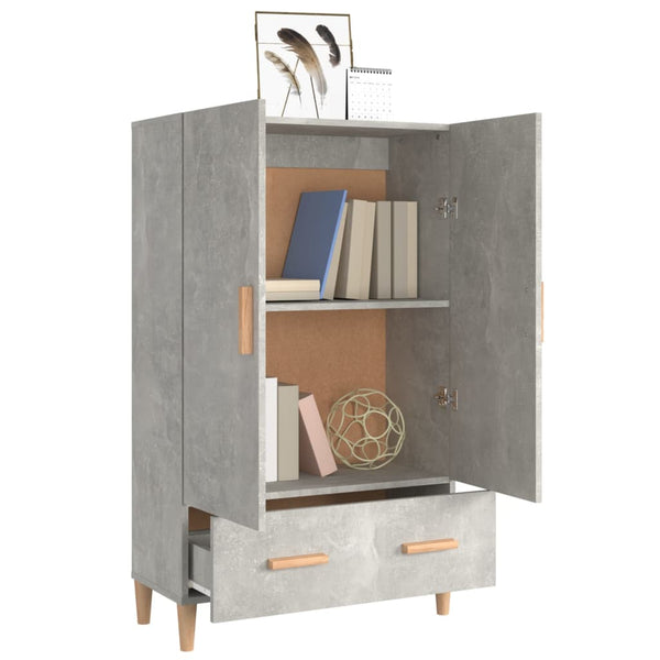 Highboard Betongrau 70x31x115 cm
