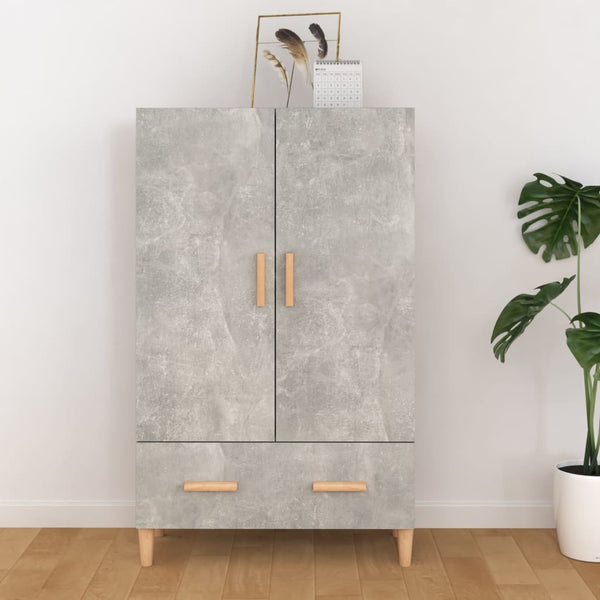 Highboard Betongrau 70x31x115 cm