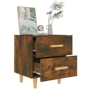 Nachttische 2er Set Räuchereiche 40x35x47,5 cm