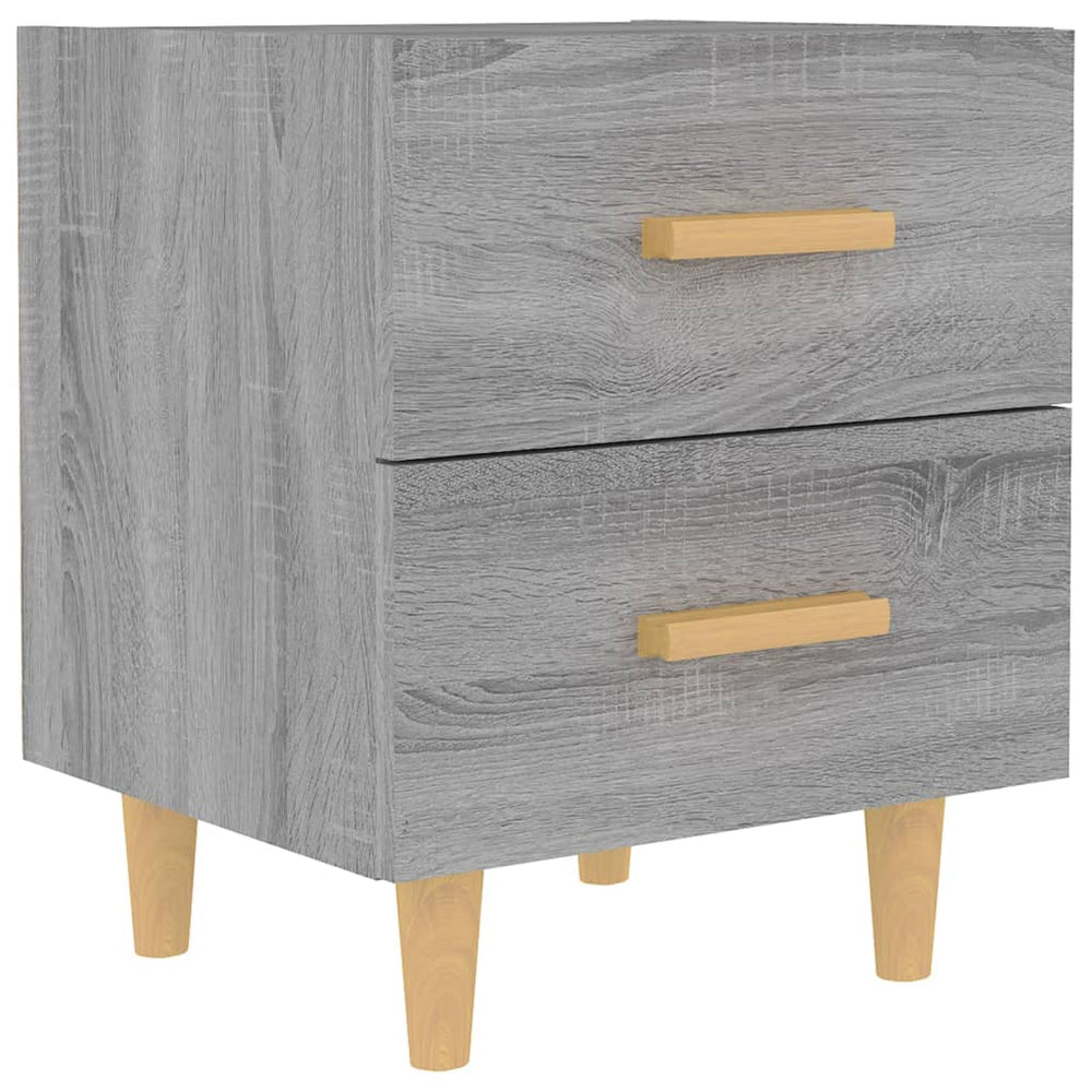 vidaXL Bedside Cabinet Grey Sonoma 40x35x47.5 cm