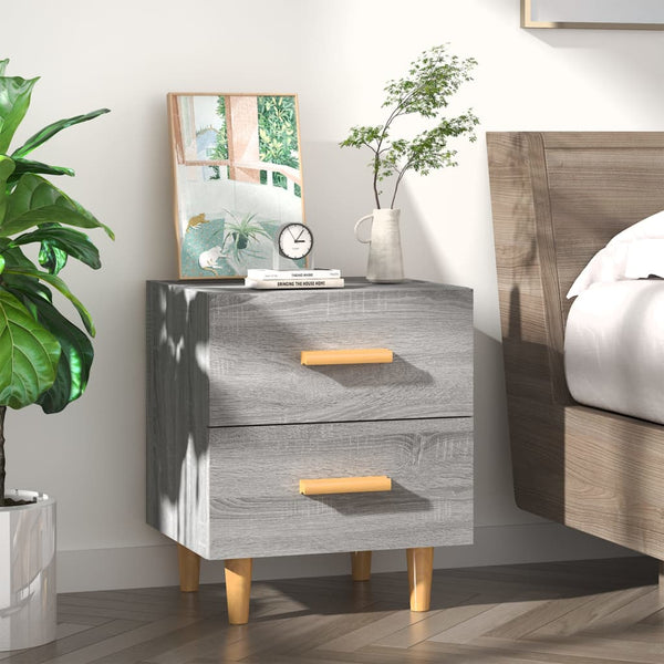 Nachttisch Grau Sonoma 40x35x47,5 cm