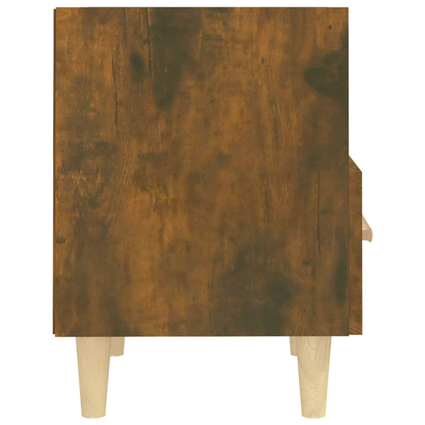 Nachttische 2er Set Räuchereiche 40x35x47 cm