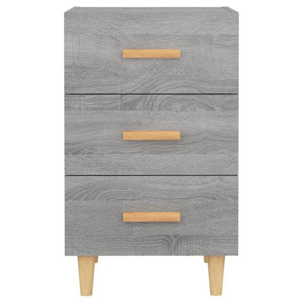 Grauer Nachttisch Sonoma Eiche 40x66 cm