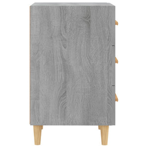 Grauer Nachttisch Sonoma Eiche 40x66 cm