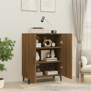 Sideboard Braun Eichen-Optik 70x34x90 cm