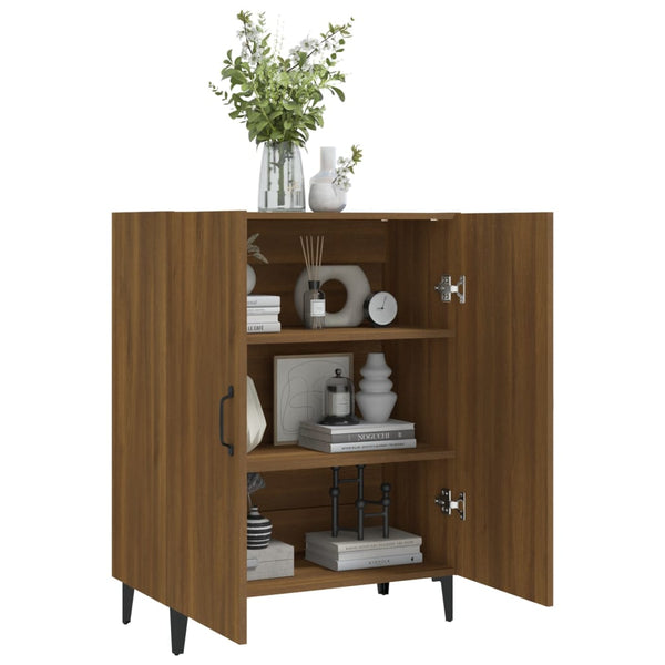 Sideboard Braun Eichen-Optik 70x34x90 cm