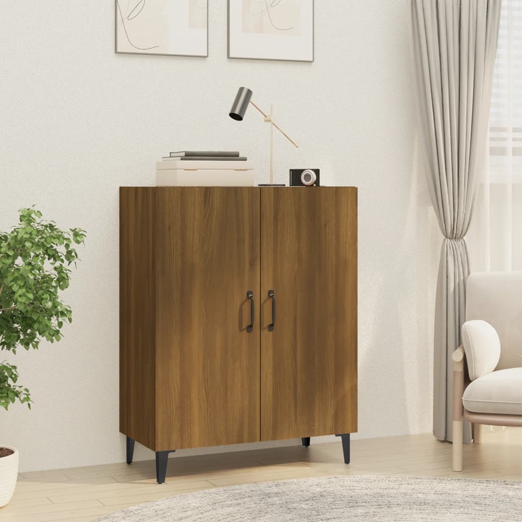 Sideboard Braun Eichen-Optik 70x34x90 cm