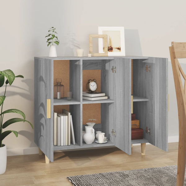 Sideboard Grau Sonoma 90x80 cm