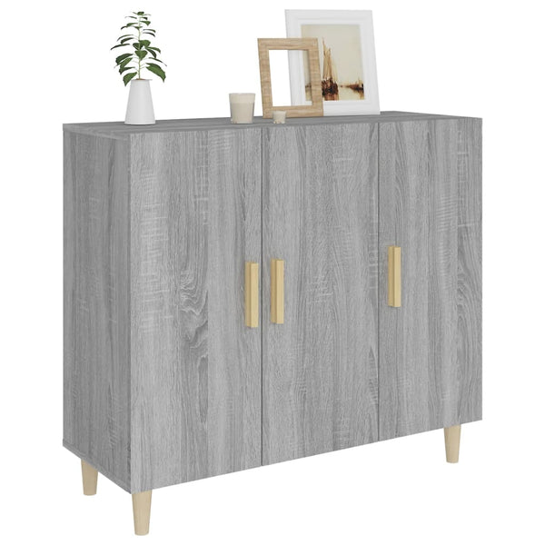 Sideboard Grau Sonoma 90x80 cm