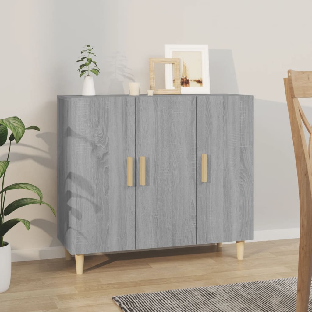 Sideboard Grau Sonoma 90x80 cm