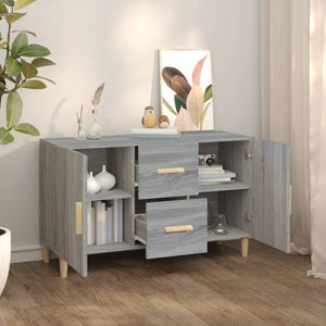Sideboard Grau Sonoma 100x36x60 cm