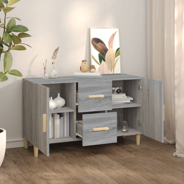 Sideboard Grau Sonoma 100x36x60 cm