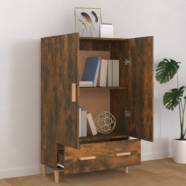 Highboard Räuchereiche 70x31x115 cm