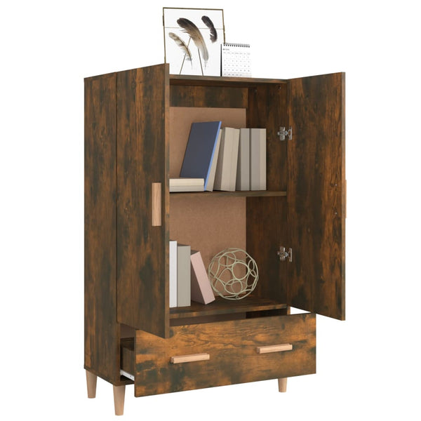 Highboard Räuchereiche 70x31x115 cm