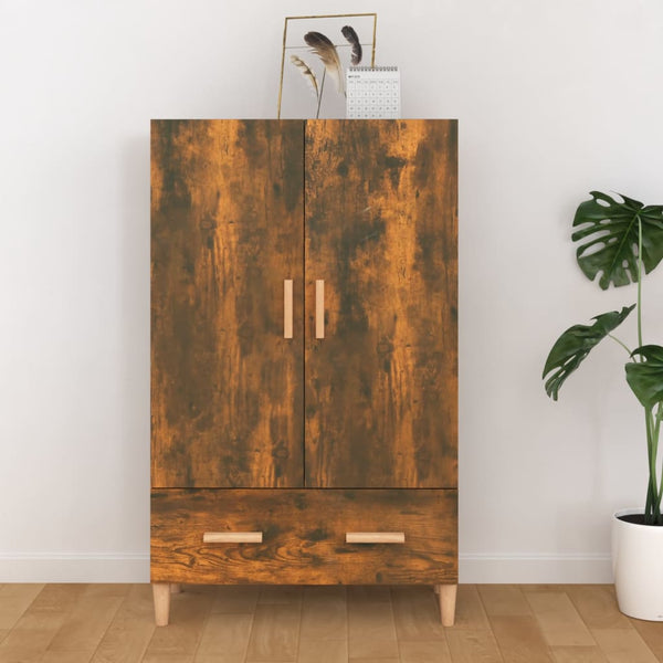 Highboard Räuchereiche 70x31x115 cm