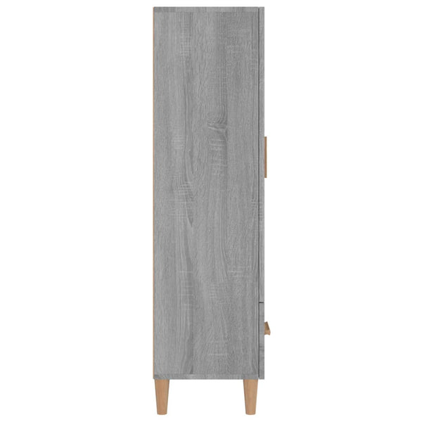 Highboard Grau Sonoma 70x31x115 cm