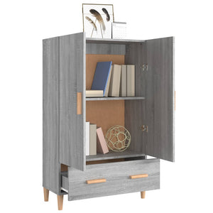 Highboard Grau Sonoma 70x31x115 cm