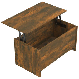 Couchtisch Räuchereiche 102 cm Holzwerkstoff