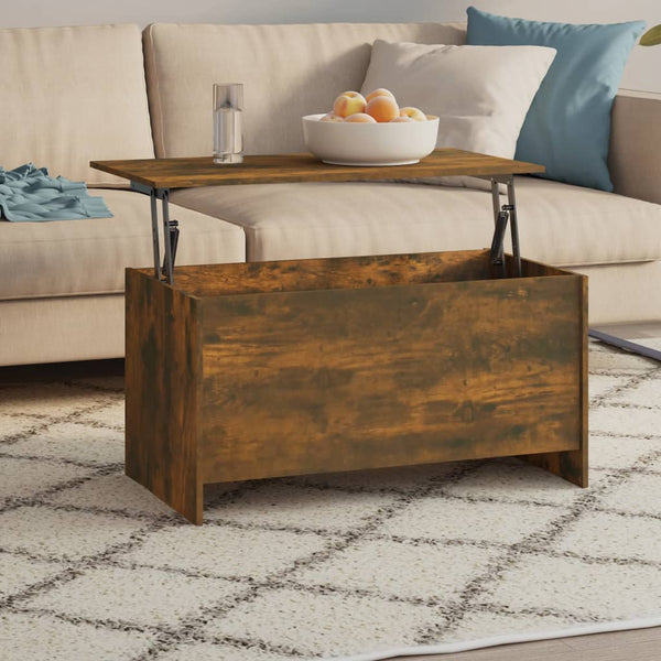 Couchtisch Räuchereiche 102 cm Holzwerkstoff