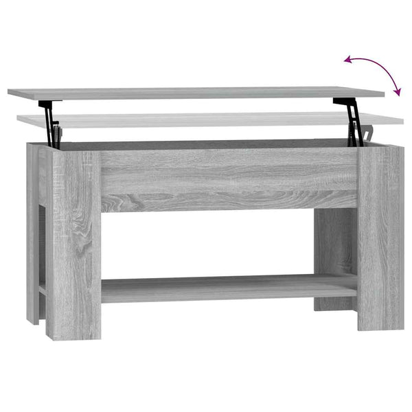 Couchtisch Grau Sonoma 101x49x52 cm