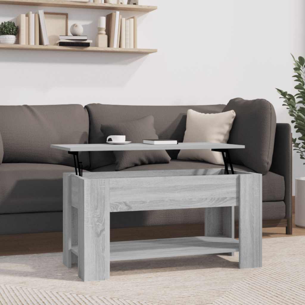 Couchtisch Grau Sonoma 101x49x52 cm
