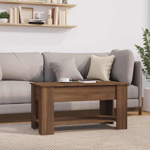 Couchtisch Braun Eichenoptik 101x49 cm
