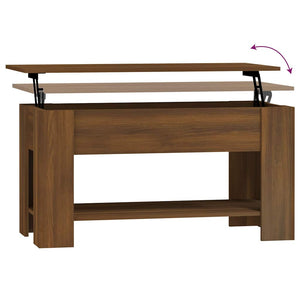 Couchtisch Braun Eichenoptik 101x49 cm