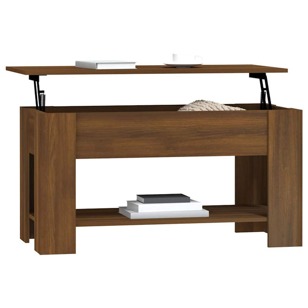 Couchtisch Braun Eichenoptik 101x49 cm