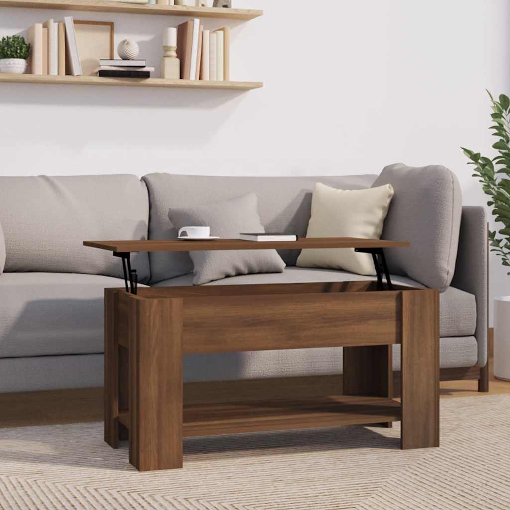 Couchtisch Braun Eichenoptik 101x49 cm