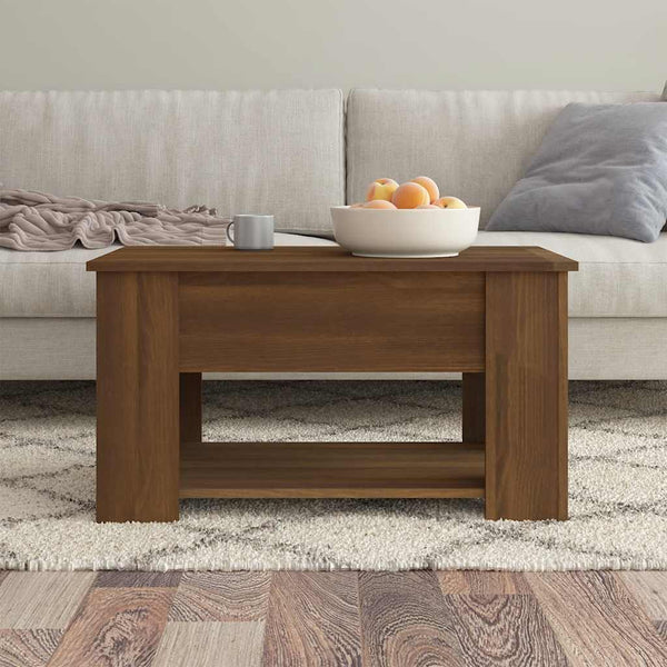 Couchtisch Braun Eichenoptik 79x49 cm